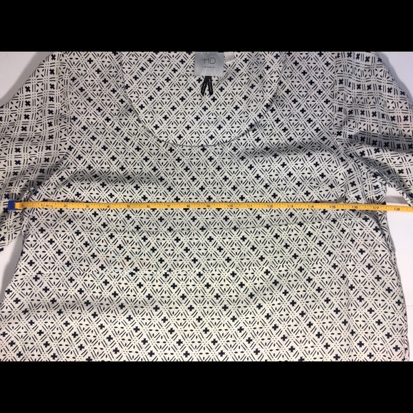 HD in Paris Anthropologie 100% SILK Blouse Top - Picture 4 of 8